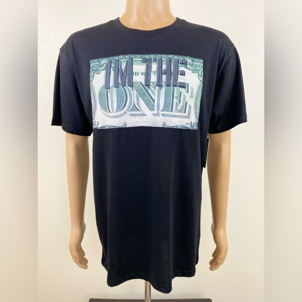 Super Massive "IM THE ONE" Men's Short Sleeve T-Shirt, Black, Size Large